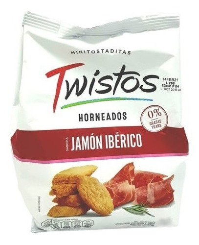 TWISTOS JAMON IBERICO 40 GRS